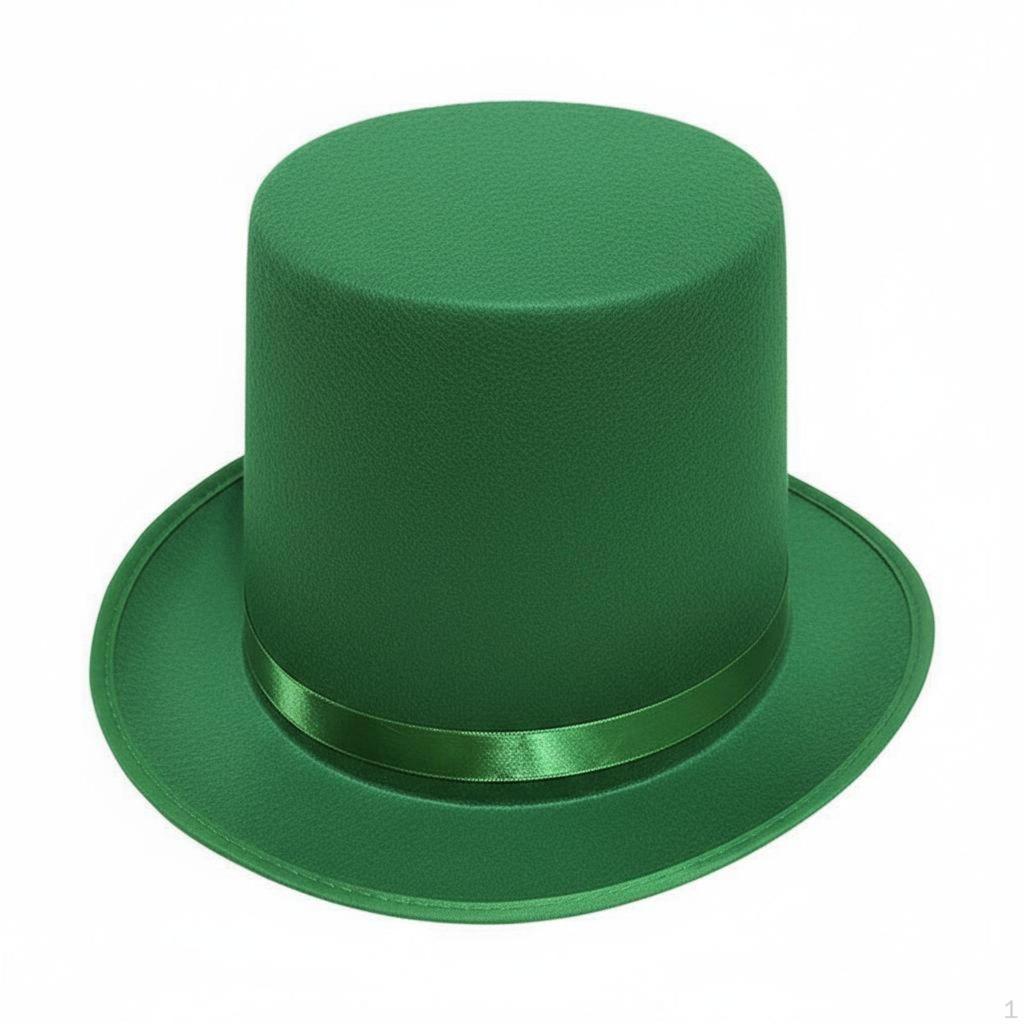Black Top Hat Stage Performance Magician Sorcery Show Prop for Cosplayers, Entertainers,