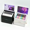 Olivia Piano Calendar 2025 Music Sheets Toy Desktop Peripheral Ornaments Piano Desk Calendar Mini Piano Calendar Gift for Fans