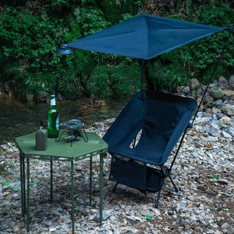 Tragbare Sonnenschutz-Baldachine Stuhl Kompakte Leichte Faltbare Baldachine für Outdoor-Aktivitäten