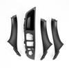 Carbon Fiber Inner Handle for F10 F11 F18 BMW 5 Series Armrest Pull Trim Cover 7 Pcs Set 51417225875 51417261933 51417225879