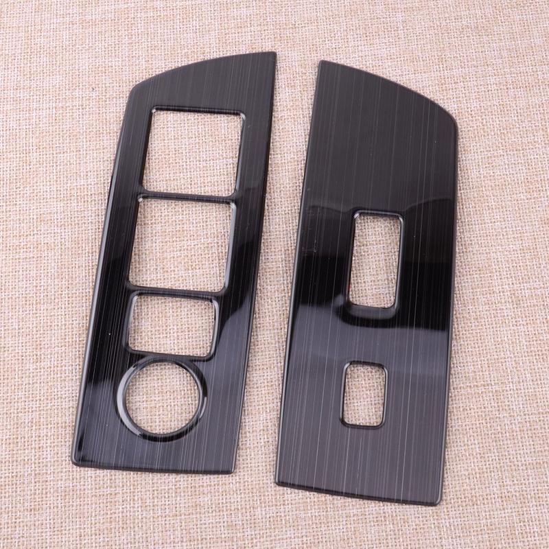 Car Left Right Window Lift Switch Panel Cover Trim Set Fit for Mazda CX-9 2016 2017 2018     LHD
