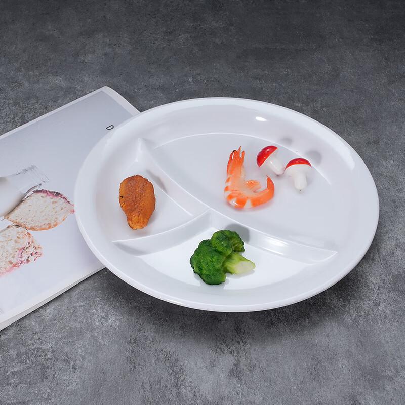 11-inch Melamine 3-Compartment Lunch Tray