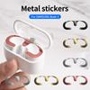 For Samsung Galaxy Buds3 Charging Case Bluetooth-compatible Earbuds Metal Sticker Anti-Dust Protective Decals