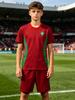 Marokko Nationale Team Voetbalshirts T-shirt Top Jongens Volwassenen Kinderen Kinderen Sneldrogend T-shirt