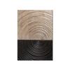 Canvas Painting Nordic Abstract Golden Black Annual Ring Poster and Print Wall Art Picture for Living Room Home Decoration No Frame