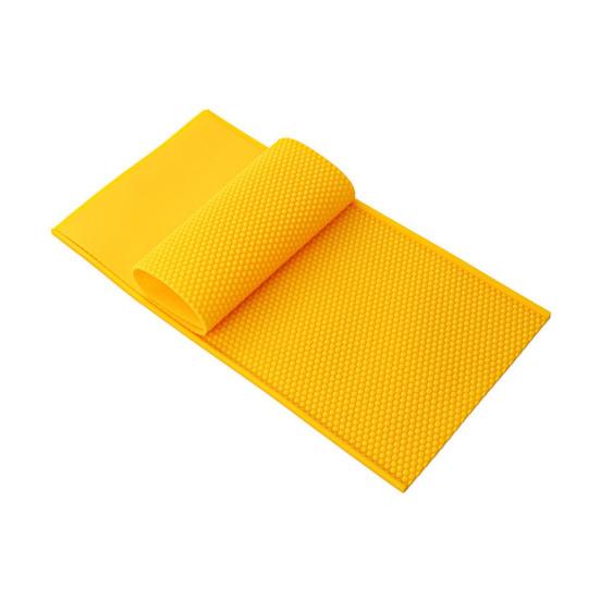 2 Pcs Silicone Beeswax Sheet Beeswax Press Embosser Machine Beeswax Honeycomb Making Mold for Beekeeping Accessory