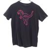 COACH Lexi Short sleeve T-shirt S black 1123 Dinosaurs Women Used