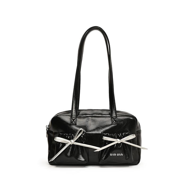 Fashion Versatile Shoulder Bag Large Capacity Solid Color New Handbag