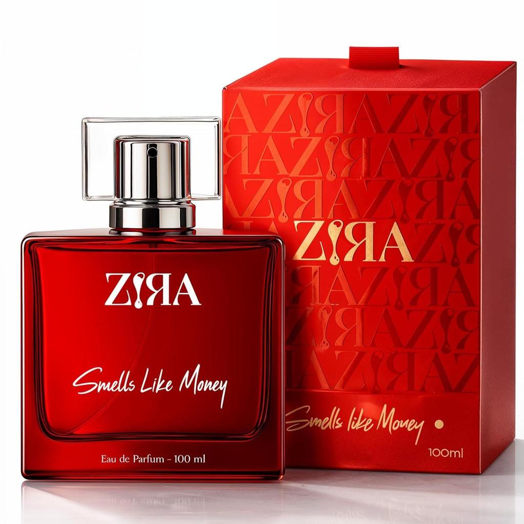 ZIRA Smells Like Money Eau de Parfum – Spicy Woody Fragrance for Men & Unisex, Cardamom & Black Pepper Notes, Suitable for Daily or Formal Use