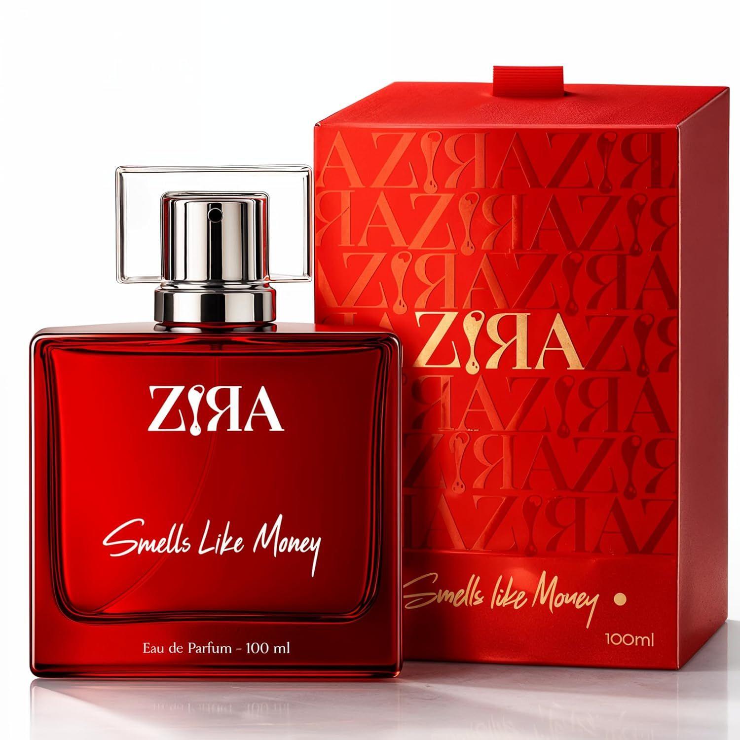 ZIRA Smells Like Money Парфюмерная вода – Пряный древесный аромат для мужчин и унисекс, ноты кардамона и черного перца, подходит для ежедневного или официального использования 100ML