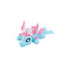 3D Printed Colorful Flower Dragon, Mini Miniature Dragon Model, Desktop Decoration, Home Collectible Gift