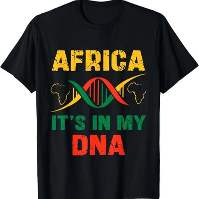 Afrika Je to v mé DNA Africké dědictví, Černá hrdost Historie Tričko