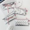 Quilted Bow Flap Women's Multifunctional Pencil Case & Coin Purse