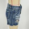 Fashion Trend New Summer Tassel Ripped Denim Shorts Women'S Hot Pants
