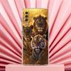 Phone Case For Samsung A56 A36 A26 A24 A16 A14 A12 A32 A50 A70 A22 A40 A34 A54 A42 A52 5G A04s A06 Cover Cool Animal Tiger Lion
