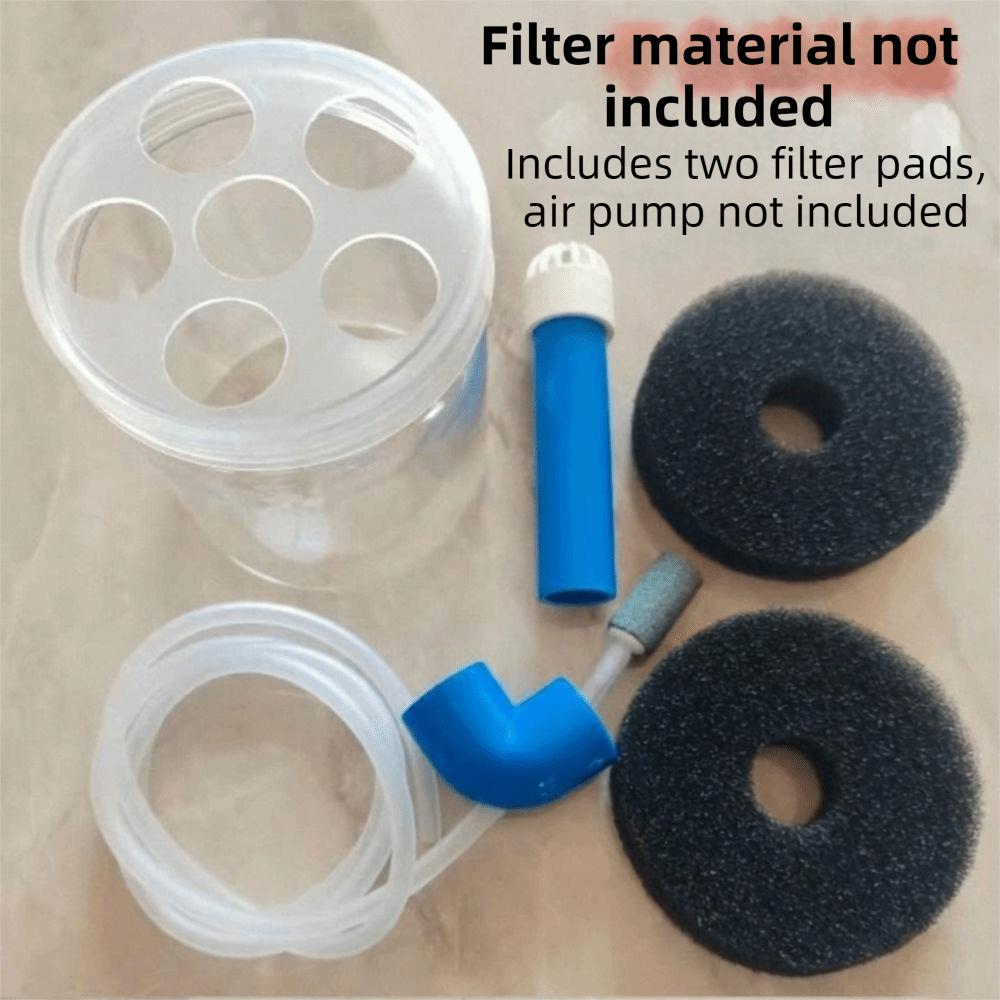 Detachable Fish Tank Filter Transparent Submersible Water Purifier  Aquariums