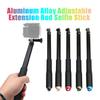 Aluminum Alloy Extendable Selfie Stick Telescopic Monopod for GoPro Hero 11 11 9 8 7 6 1 1 Insta161 X1 X1 DJI Action 1 1 Camera