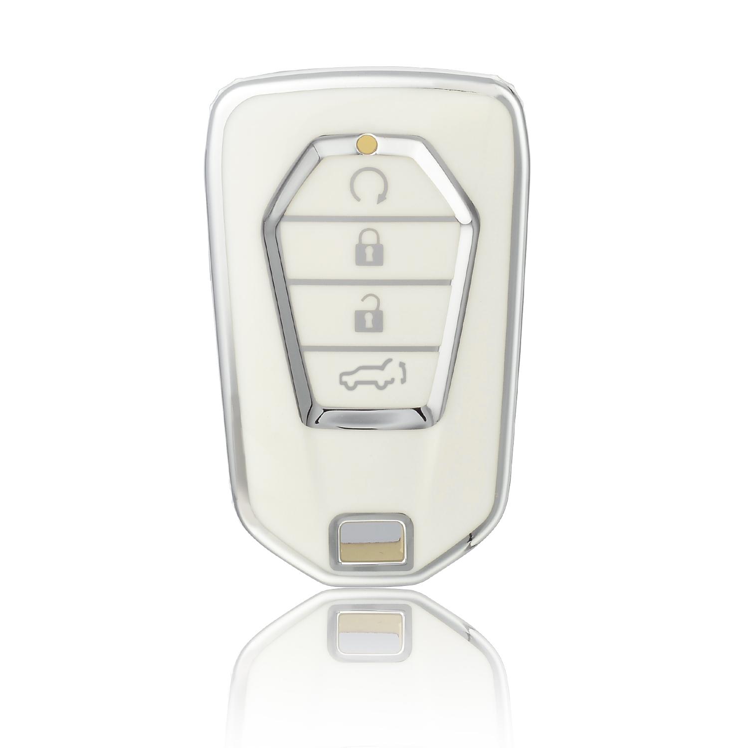 

4 Buttons Key Fob Cover for ISUZU Key Case For Isuzu X Series DMAX D-Max X-Terrain Pickup 2022 2023 MU-X LS-T Auto Accessories