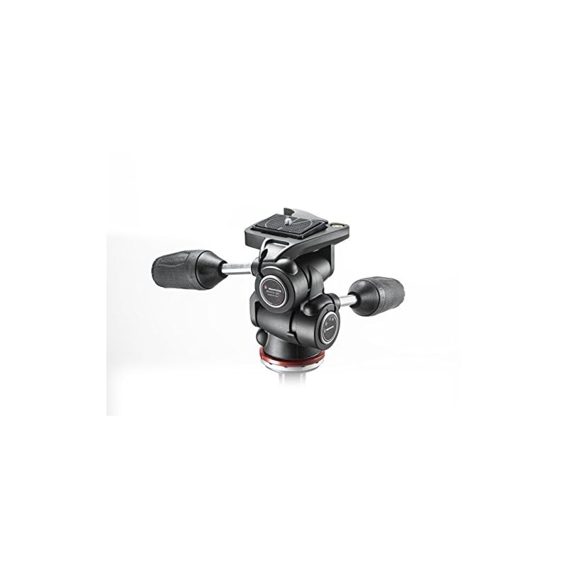 Manfrotto Basic 3-Way Pan Head 804 Adapt with Quick Release Plate (MH804-3W)