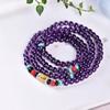 Multilayer Garnet Amethyst Beads Bohemian Wrap Bracelet Charm Women Men Wristband Jewelry Gift