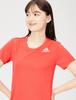 Adidas Running Short Sleeve Cooling RDY Short Sleeve Running Vivid Red S T-Shirt, Quick-Drying Technology, HEAT. T-Shirt, BL827, Women's, (H45132),