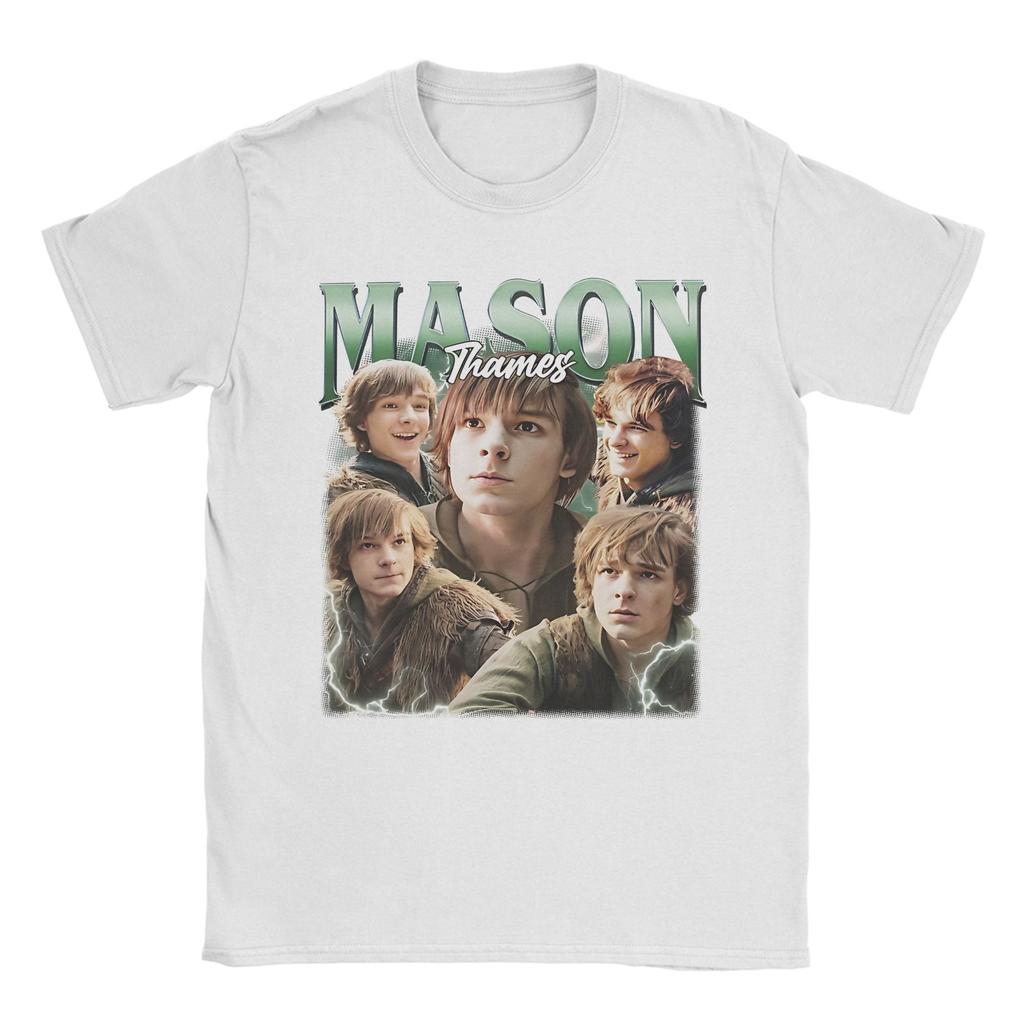 Potištěné tričko Mason Thames pro unisex Čistě bavlněné tričko s krátkým rukávem