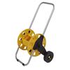  Hose Reel Cart Garden Hose Cart Heavy Duty Aluminum Water Hose Reel with Anti Slip Wheels for Yard Garden Lawn, Fits 35m Pipe with 17mm External Diam