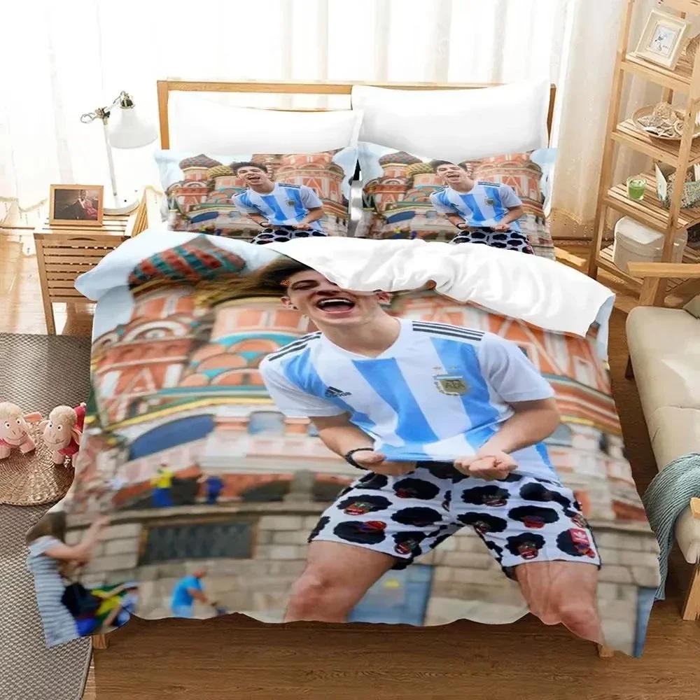 Alejo Igoa Influencer Bedding Set Single Twin Printed With Pillowcase Bed Duvet Cover Single Double Queen Super King Size