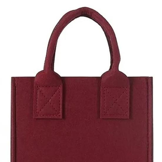 Doppel-Weintragetasche mit tragbarem Griff Stoßfest Schwerlastfilz Wiederverwendbar