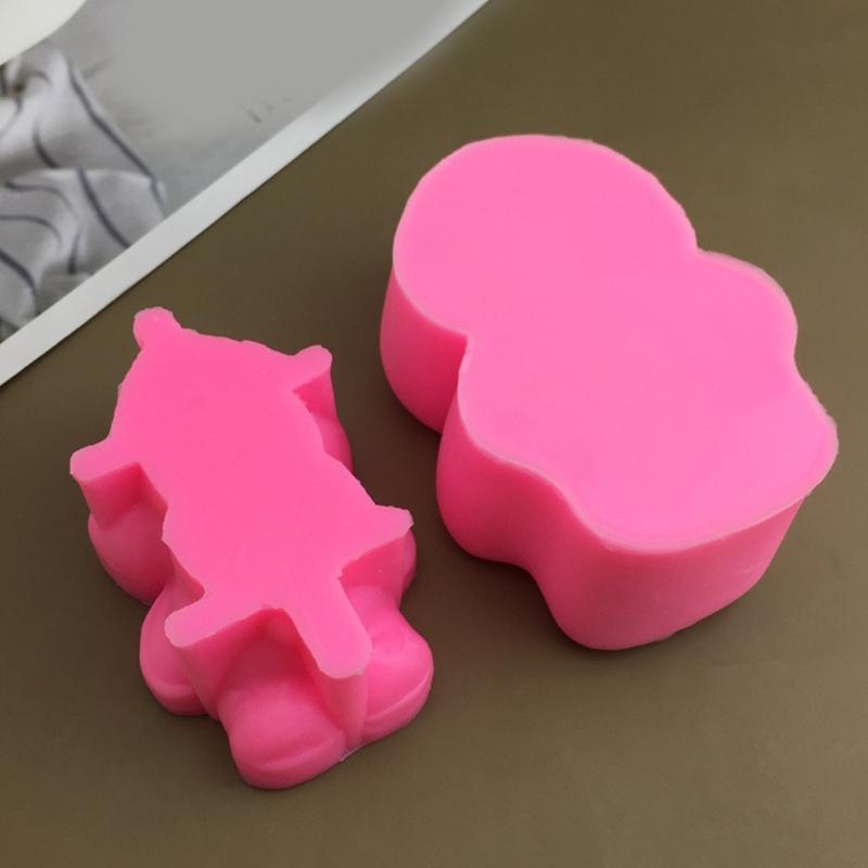 High Temperatures Resistant Silicone Chocolate Mould Bear Shaped Mousse Cake Molds Dessert Baking Accessories