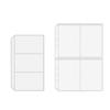 A5 A6 Transparent PVC File Folders Loose Leaf Bag Notebook Document Filing Bag