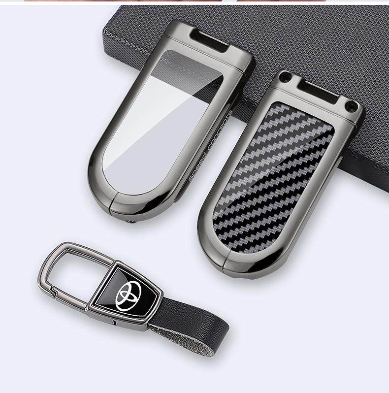 Fits Toyota Daihatsu Tanto LA600S/610S/150S Perodua Car Key Case Metal Shell Buckle