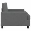 Armchair Dark Gray Fabric