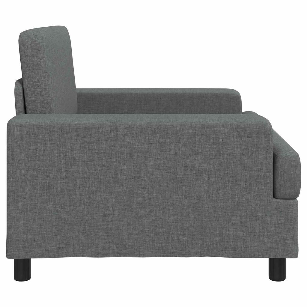 Armchair Dark Gray Fabric