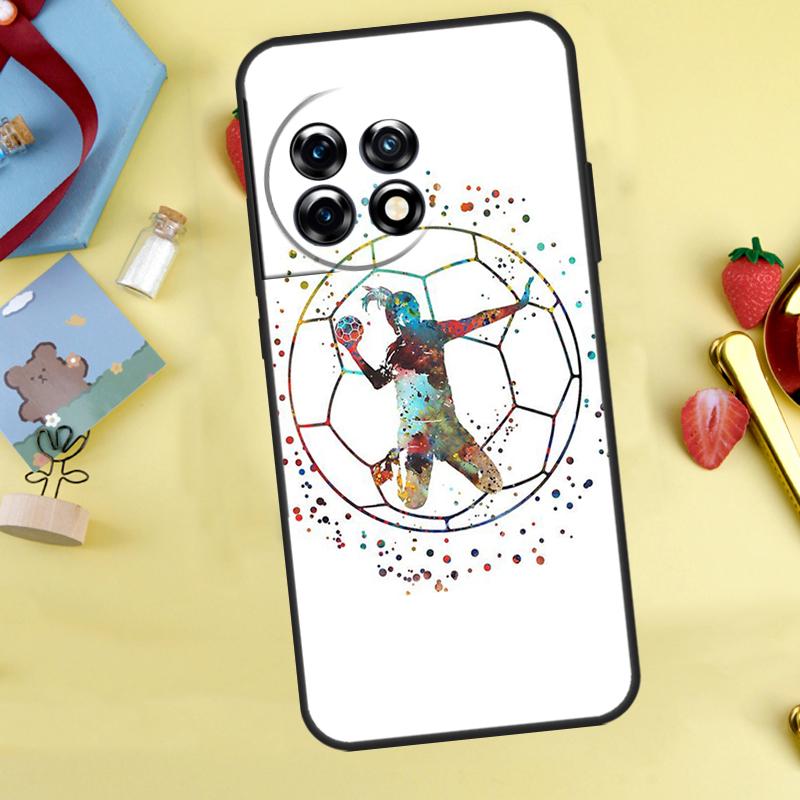 

Handball Sport Case For OnePlus Nord 5 CE 2 3 4 Lite N20 N30 OnePlus 15 12R 13R 13 12 11 10 10T 13T Cover OnePlus 12R