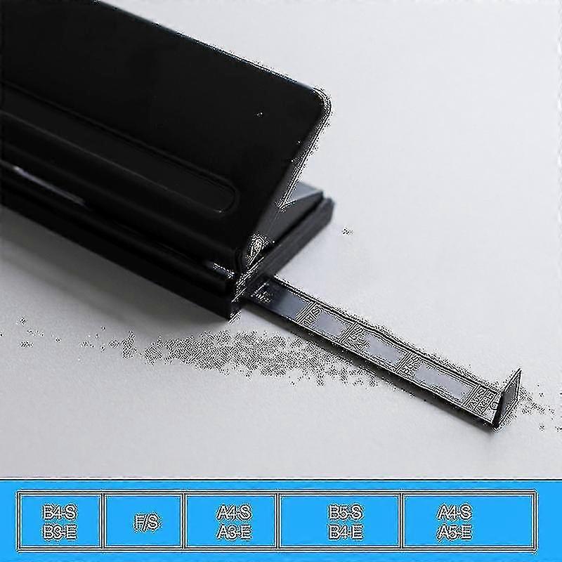 Adjustable 6-hole Punch With Positioning Mark, Daily Paper Puncher For A5 Size Six Ring Binder Planners - Refill Pages