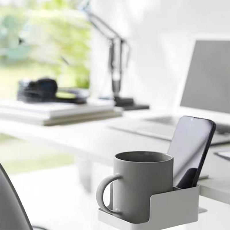 Desk Cup Holder Water Bottle Holder Multifunctional Desktop Organizer Drink Holder Clamp For Office Accessories