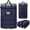 Expandable Large Capacity Foldable Travel Luggage with Universal Wheels (158 cm)