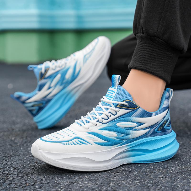 Autumn and winter foreign trade large size new sports shoes men's eye casual running shoes lightweight mesh breathable casual shoes