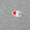 Champion Polo Short One Point Short Sleeve Polo Oxford L Shirt, Sleeve, 100% Cotton, Embroidered, Logo, Shirt, Basic, C3-Z358Z, Men's, Gray,