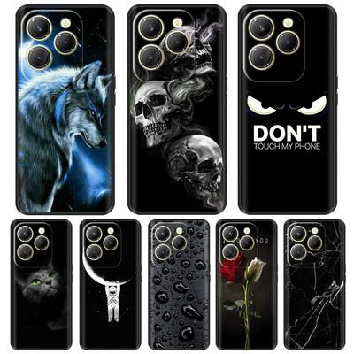 Custodia Per Infinix Hot 40 Pro Cover Morbido Silicone Retro Phone Coque Fundas Per Infinix Hot 40 4G Custodia Cover Hot40 X6836 X6837 Custodie