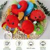 Infant Stroller Toy,Baby Car Seat Toys for Infant Bed Stroller Suitable Pram Crib Plush for Kids Spiral Activity Toy with Rattles and BB Squeaker