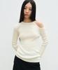 Nigaennikol Cut Out Butterfly Knit_Cream