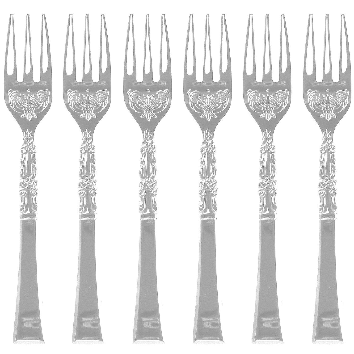 

Nagao Antique Hime Fork Silver Plated Set of 6 Made in Japan