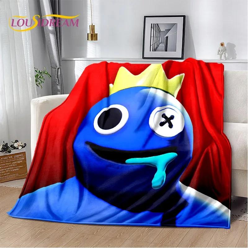Game R-Rainbow Friends Cartoon Soft Flannel Blanket for Beds Bedroom Sofa Picnic ,Throw Blanket for Cover Outdoors Leisure Gift