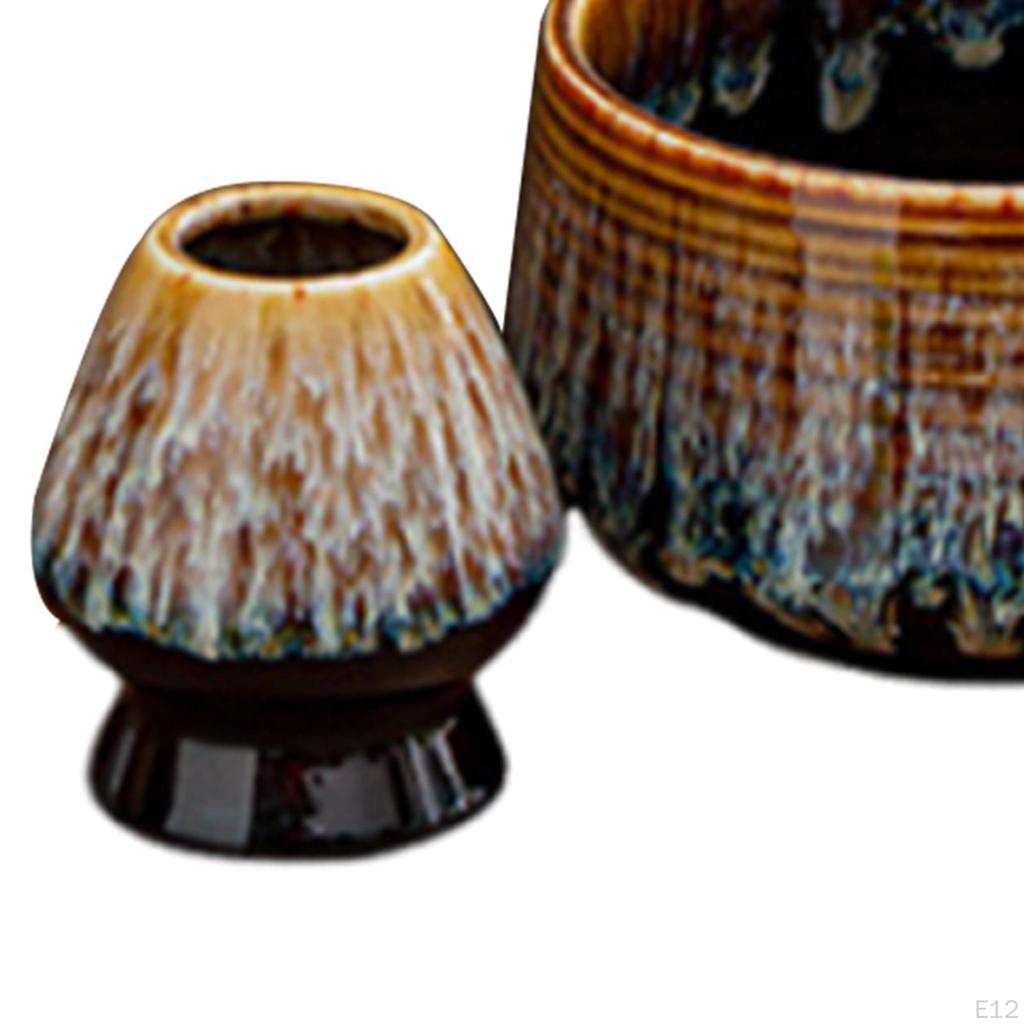 Matcha Set with Pouring Bowl and Bamboo Whisk Accessories