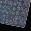 3D Silicone Flower Nail Carving Mold Butterfly Stamping Plate Nails Stencils Blossom Nail Template Thin And Washable