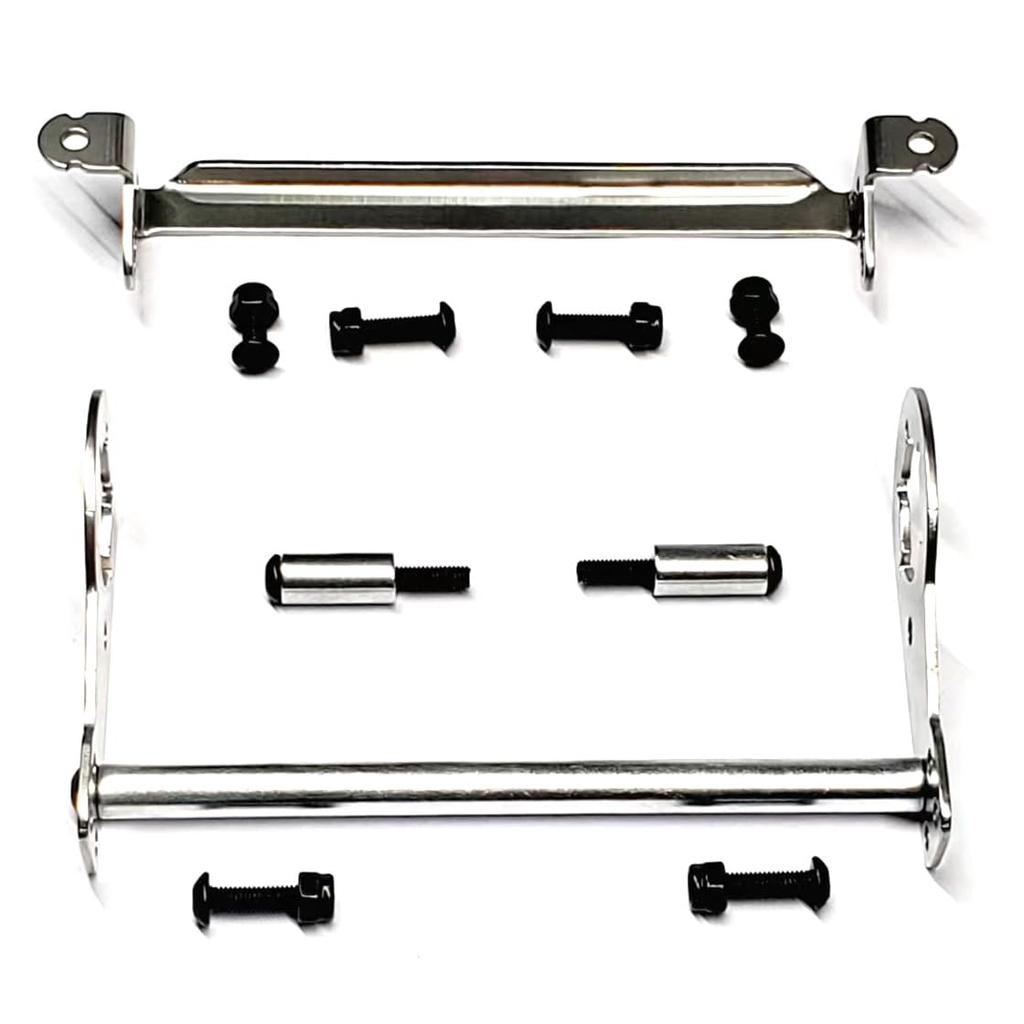 OP Parts Stainless Steel Rear Shock Absorber Bracket for Tamiya CW-01 Chassis Lunchbox