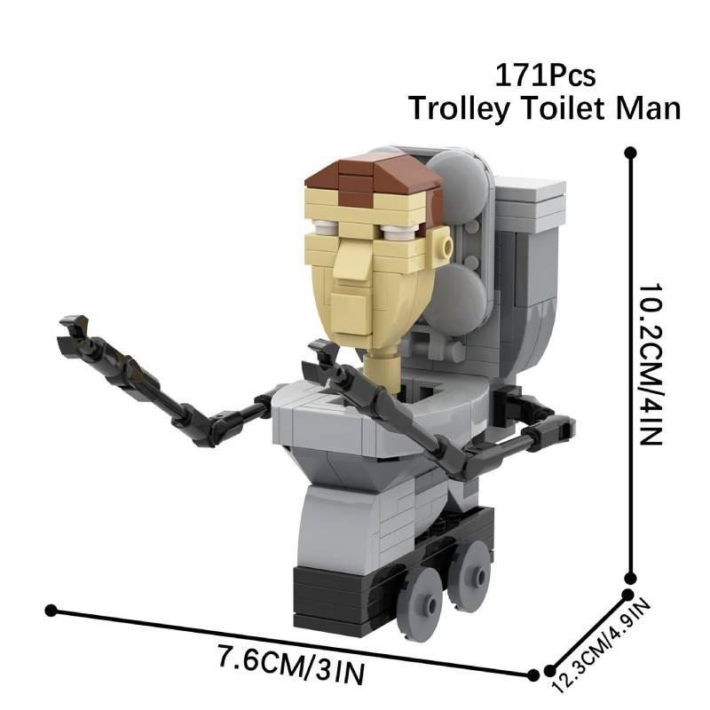 Mocskibidi Toilet Building Blocks Set For Creative Kids With 100 To 500 Colorful Pieces