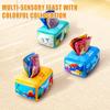 Baby Tissue Box Toys Montessori Toys Suitable For 6 To 12 Months Old Baby Soft Pleated Baby Sensory Toys